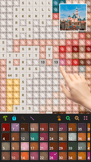 Cross Stitch Coloring Book Screenshot 1