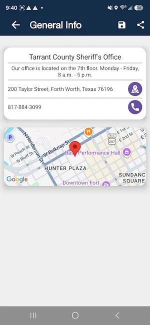 Tarrant County Sheriff, TX Screenshot 1