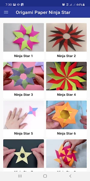 Make Origami Paper Ninja Star Screenshot 0