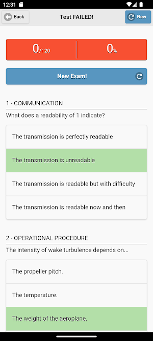 Quiz PPL(A) English Screenshot 3