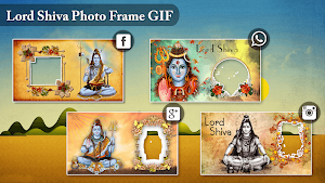 Lord Shiva GIF Photo Frame 2021 - God Photo Editor Screenshot 1