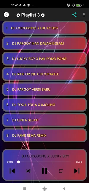 DJ Oh Sayang Ngana Remix Screenshot 3