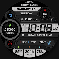 WFP 299 Digital watch face