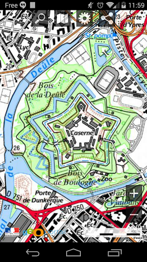 Géoportail mobile Screenshot 1