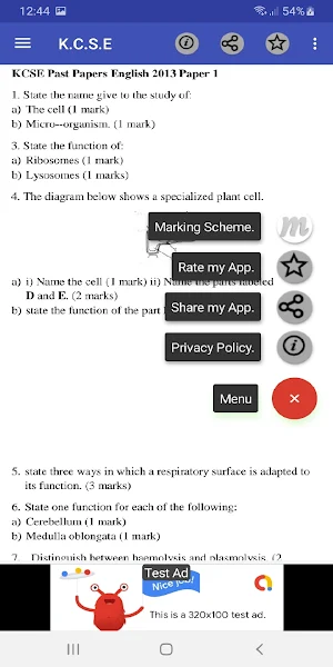 KCSE 2010 ALL PAST PAPERS, QUESTIONS + ANSWERS. Screenshot 2
