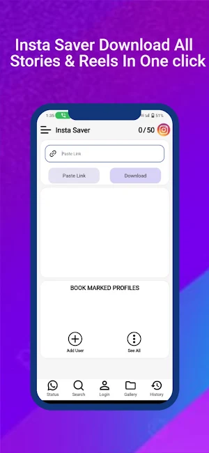 Story saver & reels downloader Screenshot 1