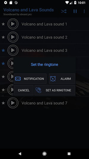 Volcano and Lava sounds ~ Sboard.pro Screenshot 2