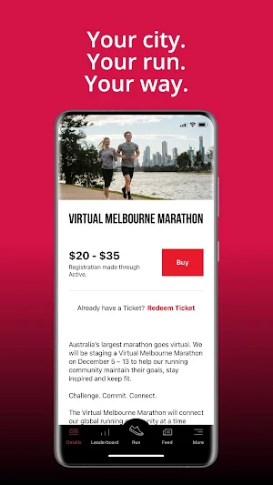 Virtual Melbourne Marathon Screenshot 1