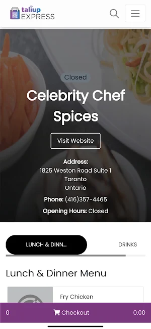 Celebrity Chef Spices Screenshot 1