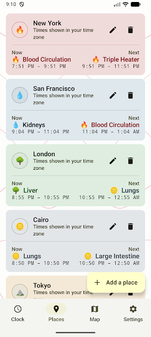 TCM Body Clock Screenshot 2