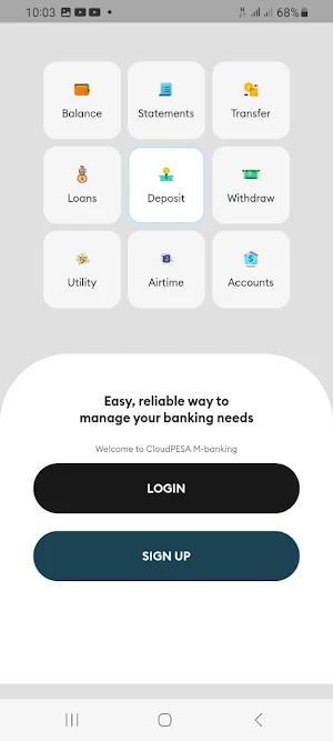 CloudPESA Mobile Screenshot 0