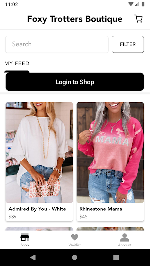 Foxy Trotters Boutique Screenshot 1