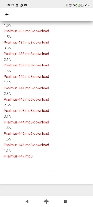 The Book of Psalms in Latin Screenshot 3
