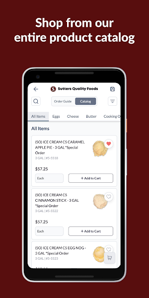 Sutters Foods Screenshot 2
