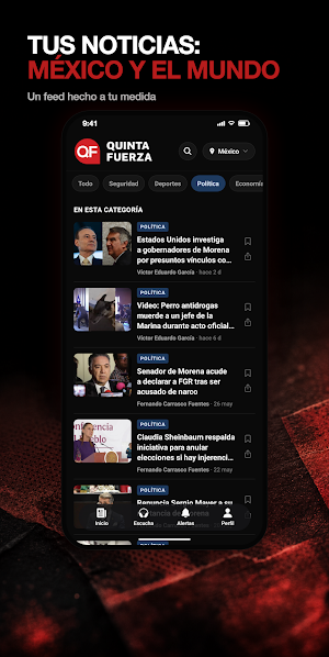 Quinta Fuerza: Noticias Screenshot 0