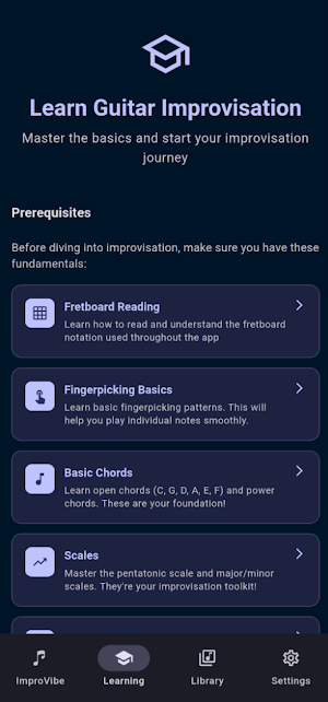 ImproVibe Screenshot 1