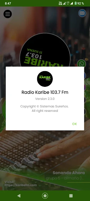 Radio Karibe 103.7 Fm Screenshot 2