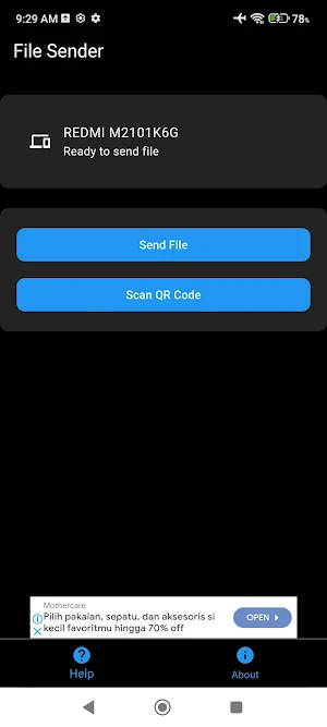 File Sender Screenshot 0