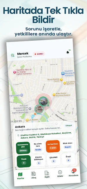 Mercek - Şehir Platformu Screenshot 1