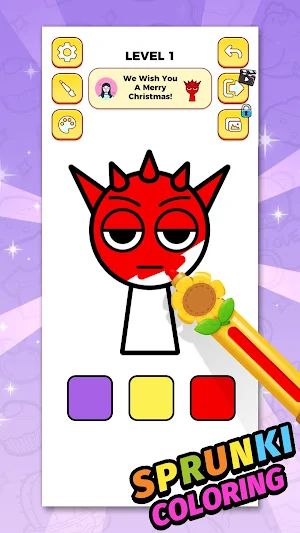 Sprunki: Coloring Game Screenshot 2