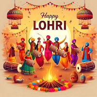 Lohri Wallpaper 4K