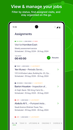 Syanpro Field Service Software Screenshot 1
