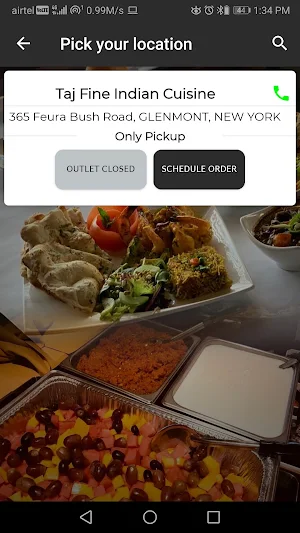 Taj Fine Indian Screenshot 2