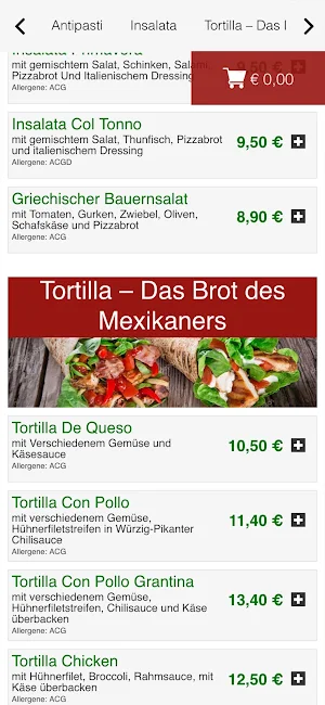 Pizza Danieli Screenshot 2