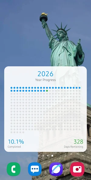 Year Progress: Widget Screenshot 0