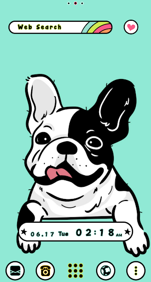 French Bulldogs Theme +HOME Screenshot 2