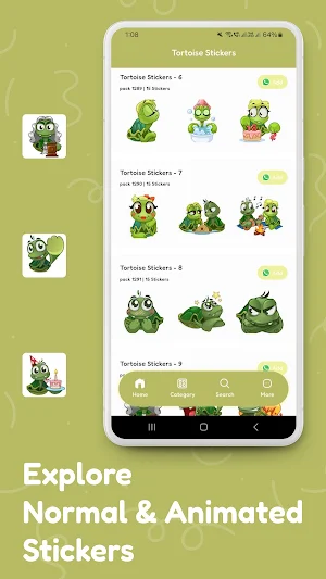 Tortoise Stickers Screenshot 3