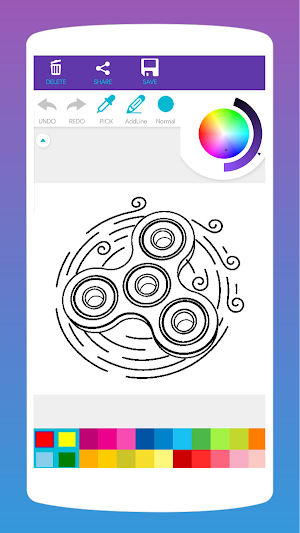 Fidget Spinner Coloring Book Screenshot 2