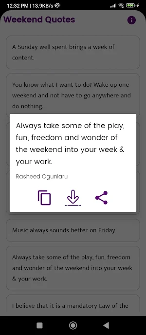 Weekend Quotes and Sayings Screenshot 3