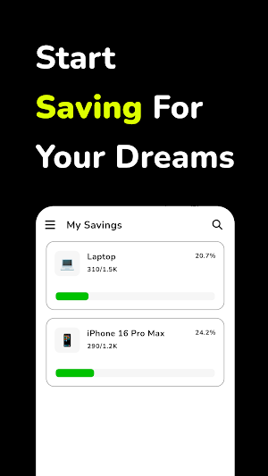 Money Saver - Savings Goal Screenshot 0