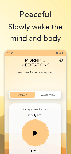 Morning meditation: daily inspiration & confidence Screenshot 2