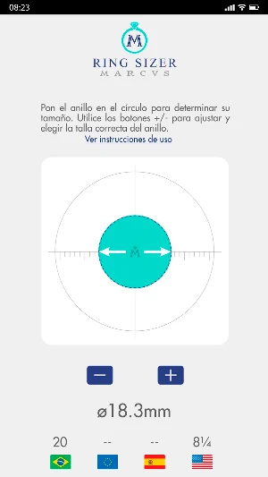 Ring Sizer Marcvs Screenshot 2