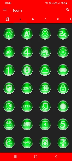 Green Pixl Glass Icon Pack Screenshot 2