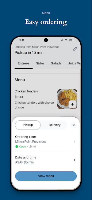 Milton Point Provisions Screenshot 2