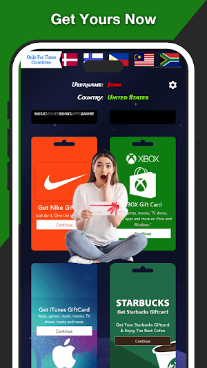 Gift Card: Gift Card Generator Screenshot 1