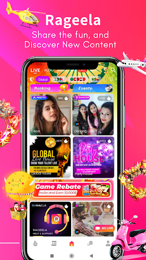 Rageela: Your Live Community Screenshot 2