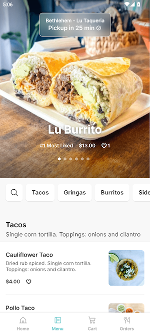 Lu Taqueria Screenshot 1