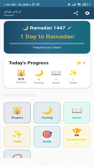 My Ramadan Diary Screenshot 1