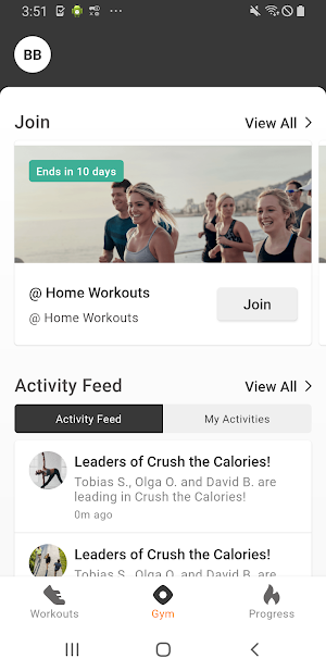 Movado's FitClub Screenshot 1