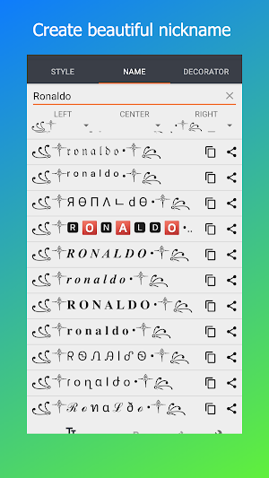 Stylish Text Screenshot 1