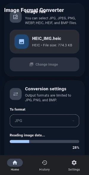 Image Converter - HEIC JPG PNG Screenshot 3
