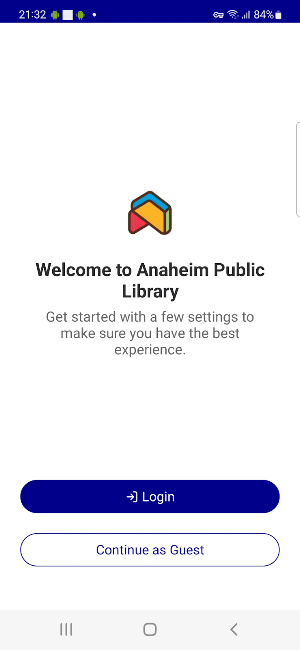 Anaheim Public Library Mobile Screenshot 0