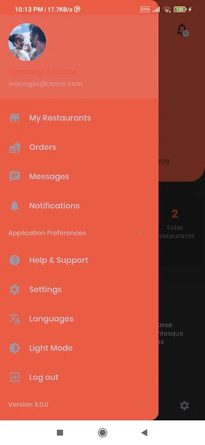 MultiRestaurant (Manager) Screenshot 1