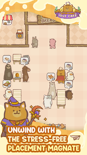 Kitten Paws: Idle Cafe Screenshot 3