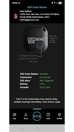 Gunsens SOS – Always Protected Screenshot 2