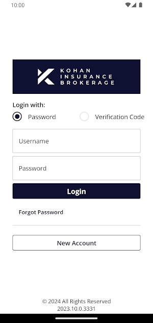 Kohan Insurance Mobile Screenshot 0